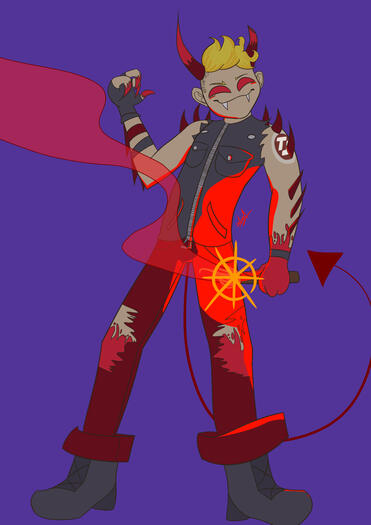 Lesbianprismarineshard's drawing of Tango for quill-lillypad